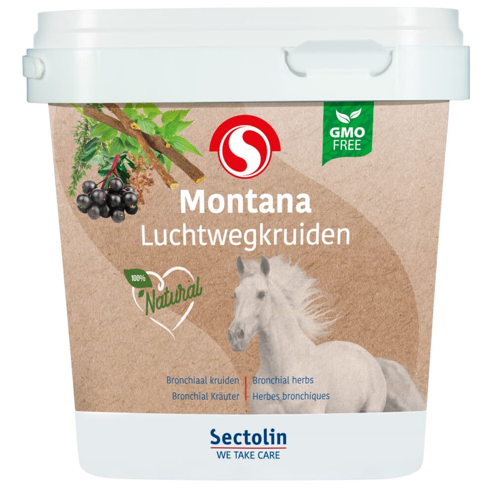 Sectolin Paardensupplement Montana Luchtwegkruiden 1,2 kg