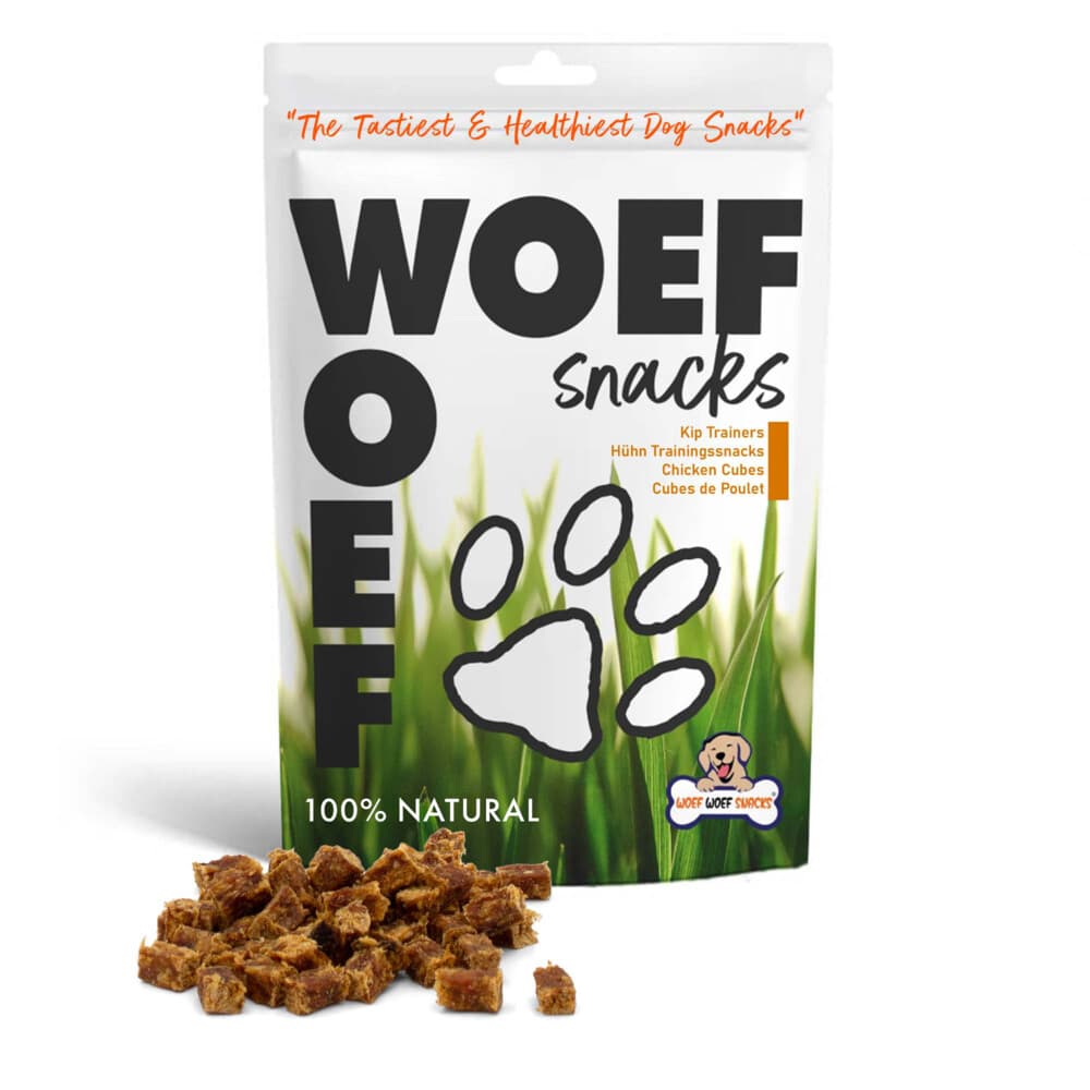 Woef Woef Hondensnack Kip Trainers L 1 kg