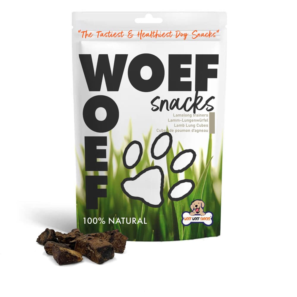 Woef Woef Hondensnack Lamslong Trainers M 100 gr