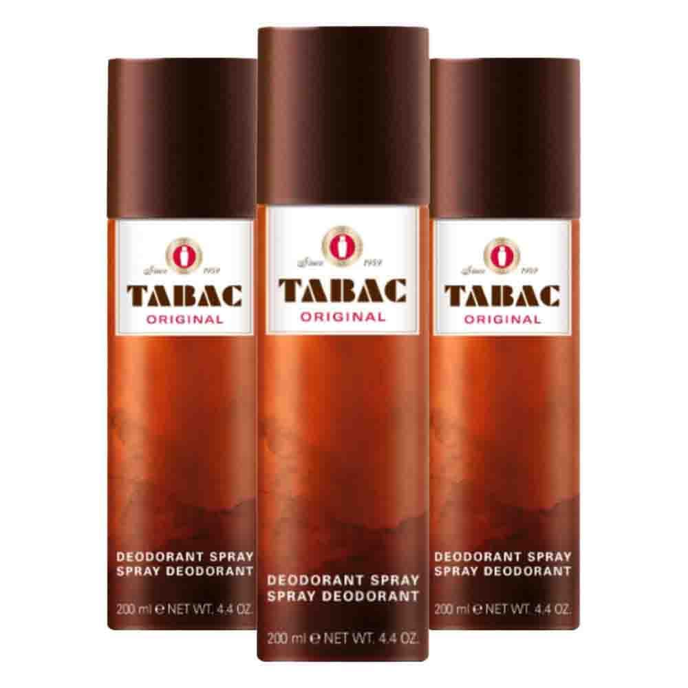 3x Tabac Original Deodorant Spray 200 ml