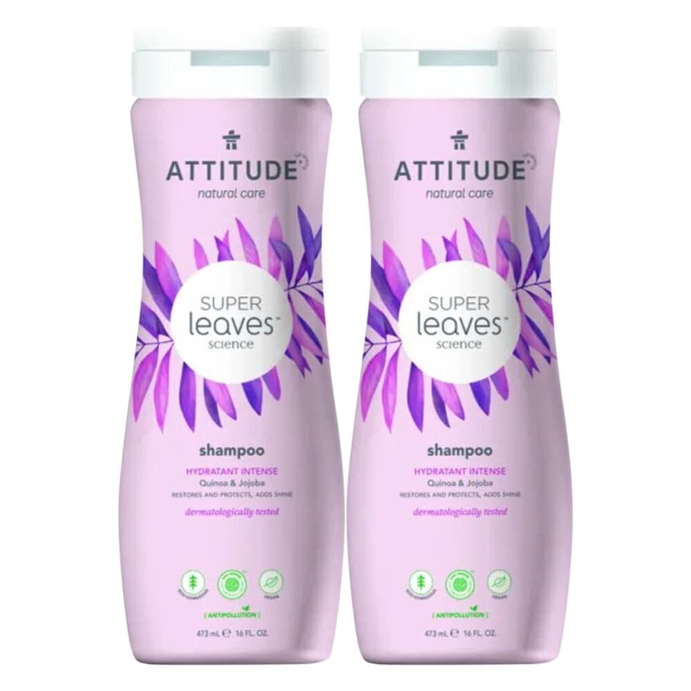 2x Attitude Shampoo Hydratant Intense Quinoa&Jojoba 473 ml