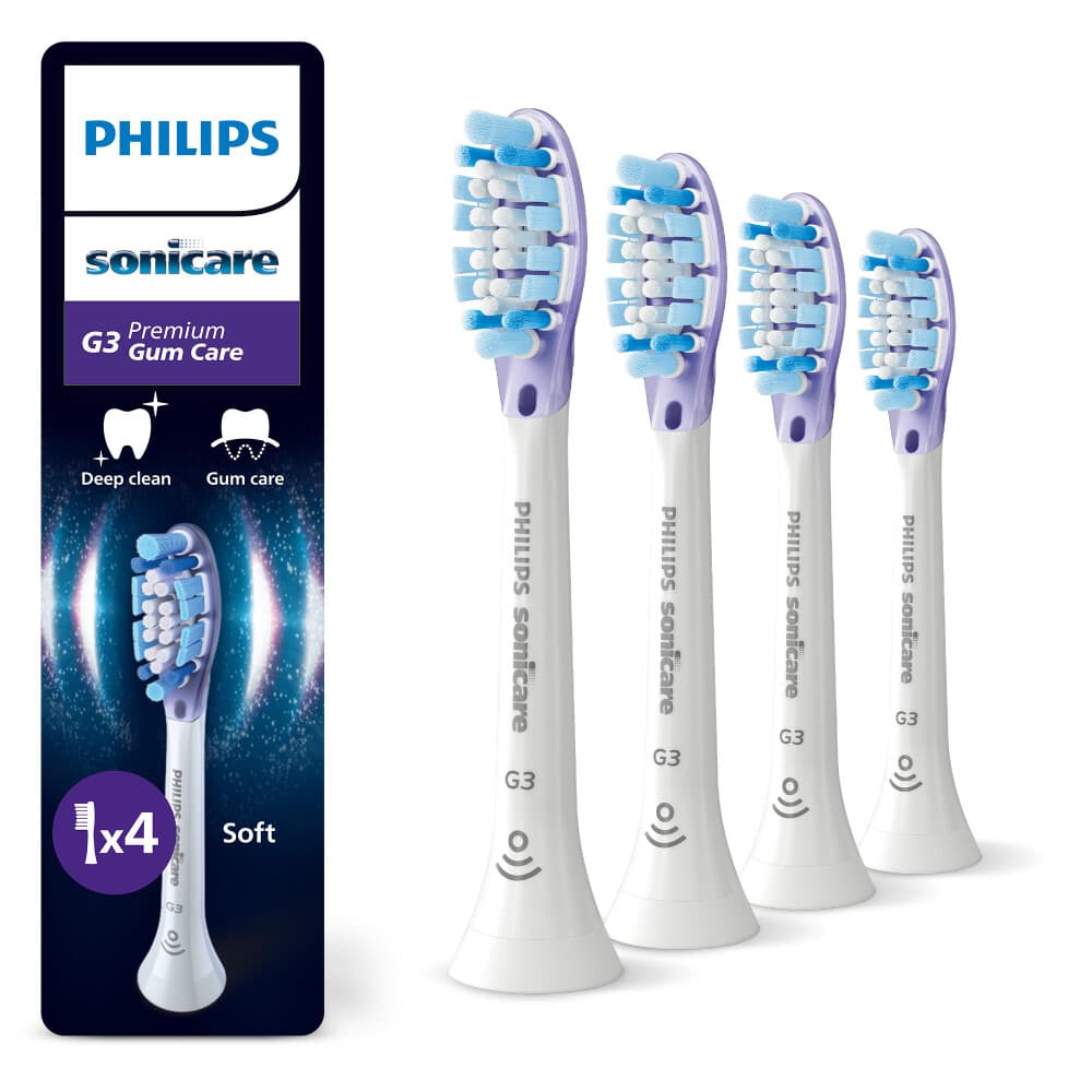 Philips Sonicare Opzetborstels Premium Gum Care G3 Wit 4 stuks