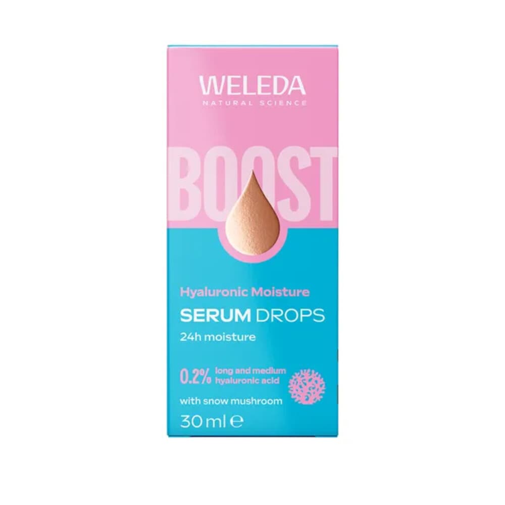 2e halve prijs: WELEDA Serum Drops Hyaluronic Boost 30 ml