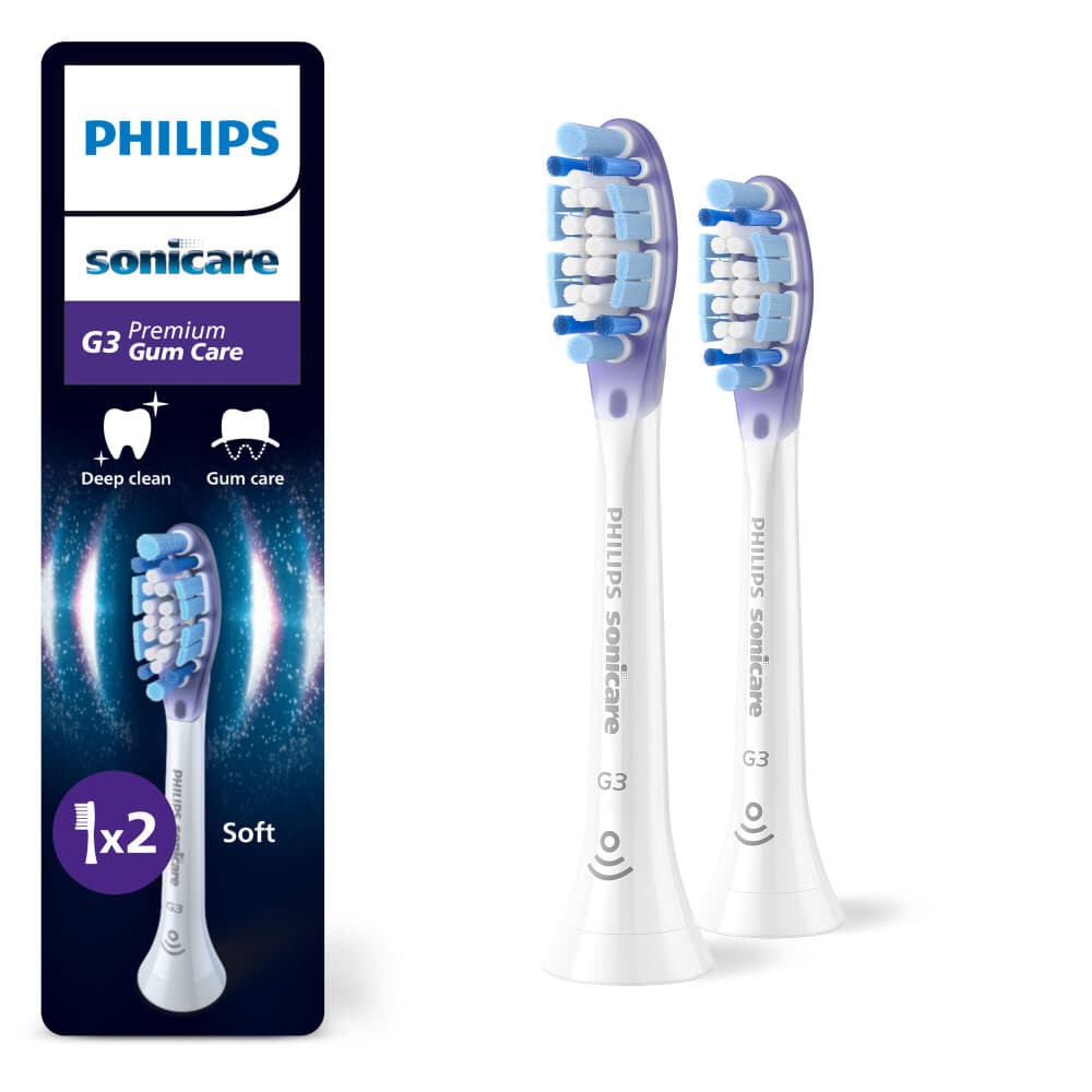 Philips Sonicare Opzetborstels Premium Gum Care G3 Wit 2 stuks