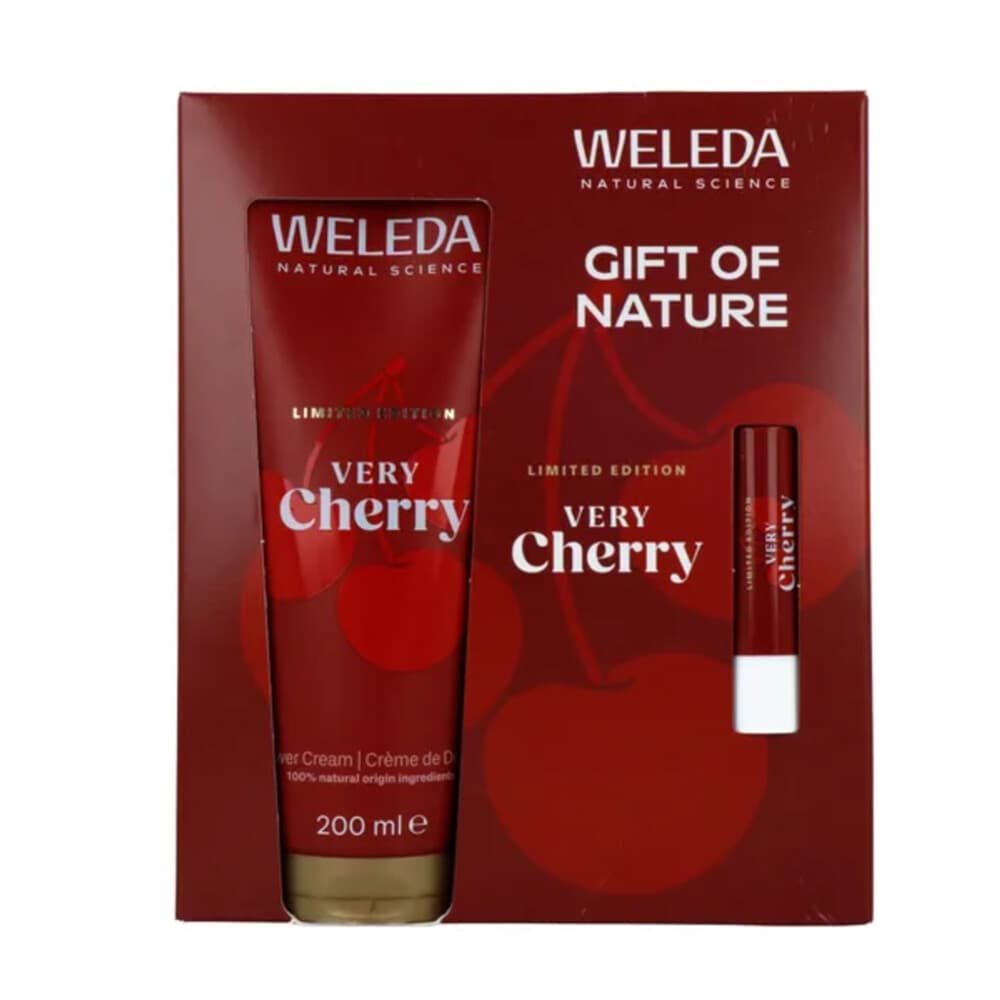2e halve prijs: WELEDA Giftset Very Cherry