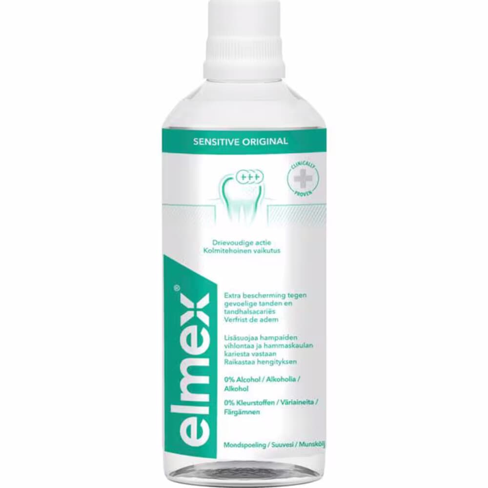 3+2 gratis: Elmex Mondspoeling Sensitve 400 ml