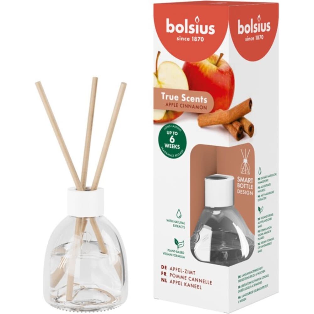 Bolsius Geurstokjes Appel&Kaneel 60 ml
