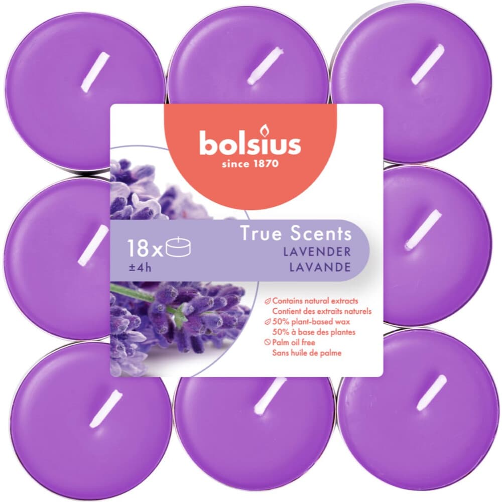 Bolsius Geur Theelichten Lavender 18