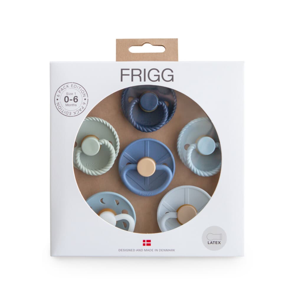 Frigg Speenset Maat 1 0-6 mnd Endless Sea 6 stuks