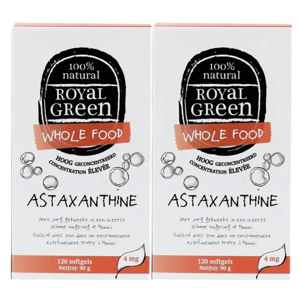 2x Royal Green Astaxanthine 120 softgels