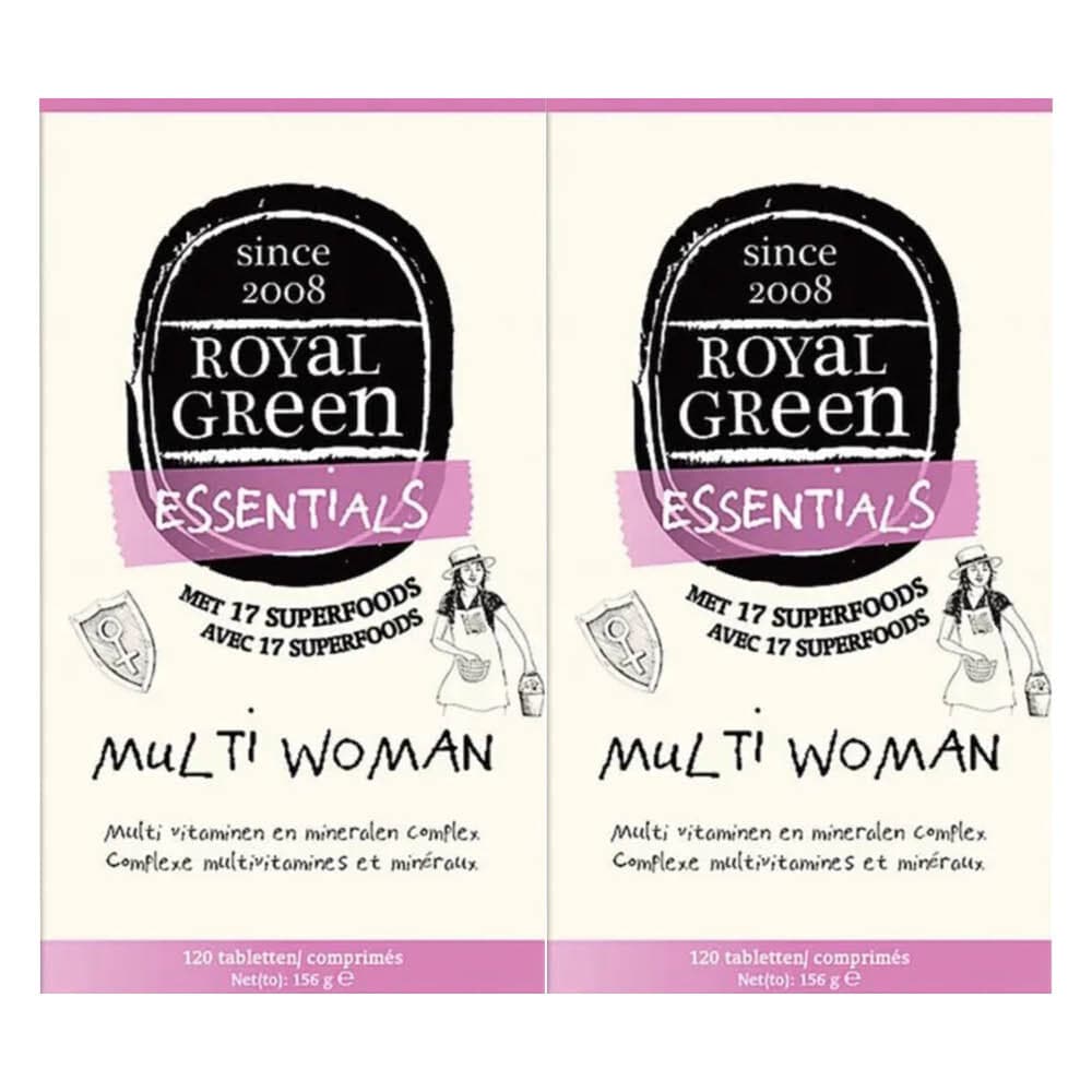 2x Royal Green Multi Woman 120 tabletten