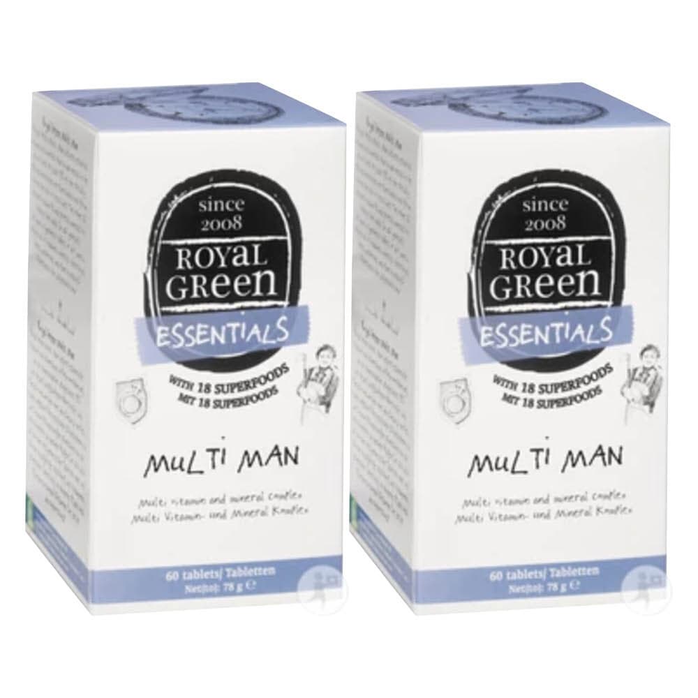 2x Royal Green Multi Man 60 tabletten