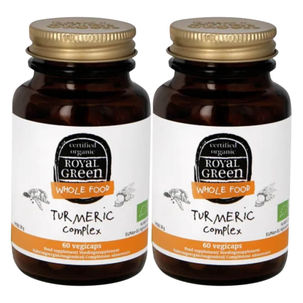2x Royal Green Turmeric Complex 60 capsules