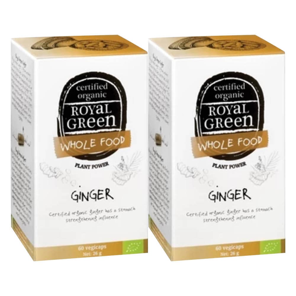2x Royal Green Gember 60 vegacapsules
