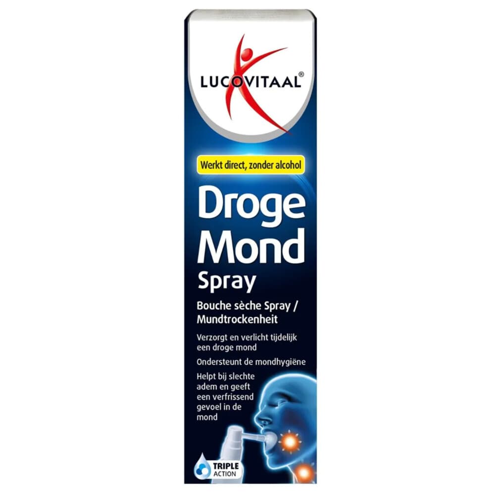 2+2 gratis: Lucovitaal Droge Mond Spray 20 ml