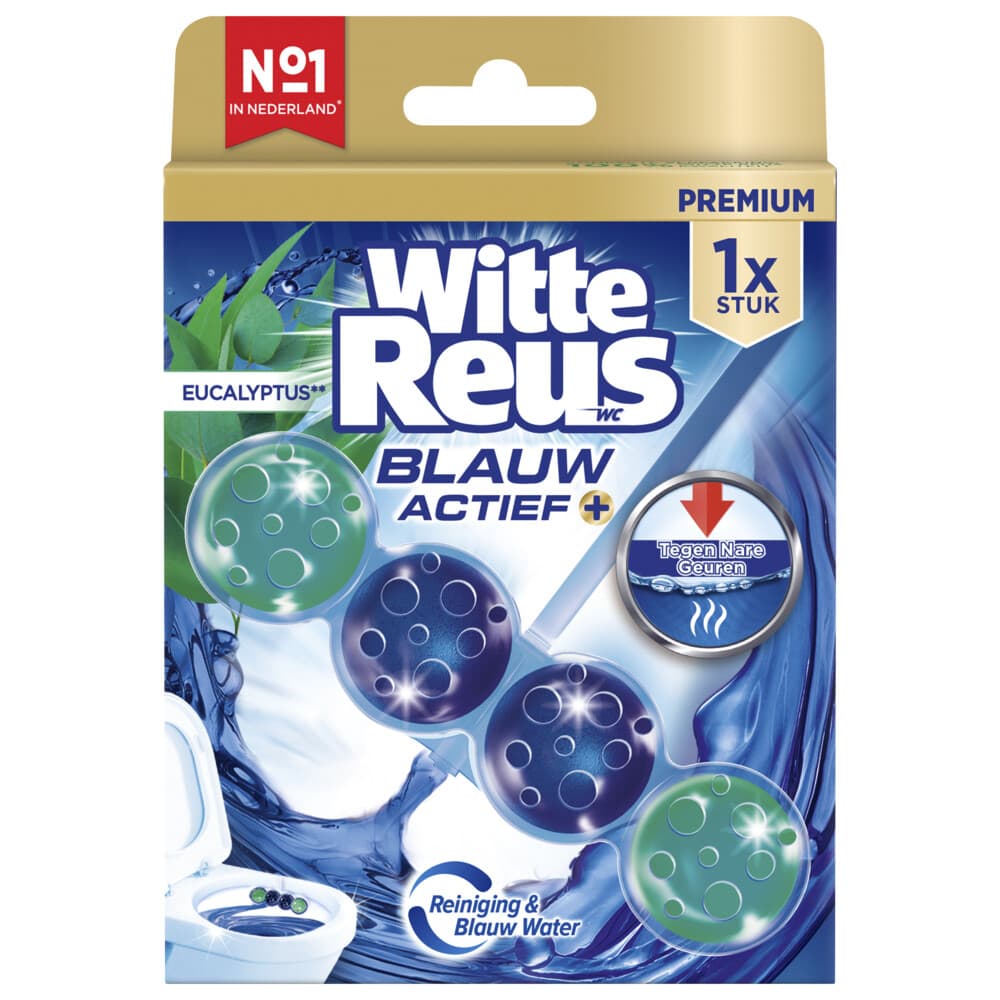 Witte Reus Toiletblok Blauw Actief Hygiene