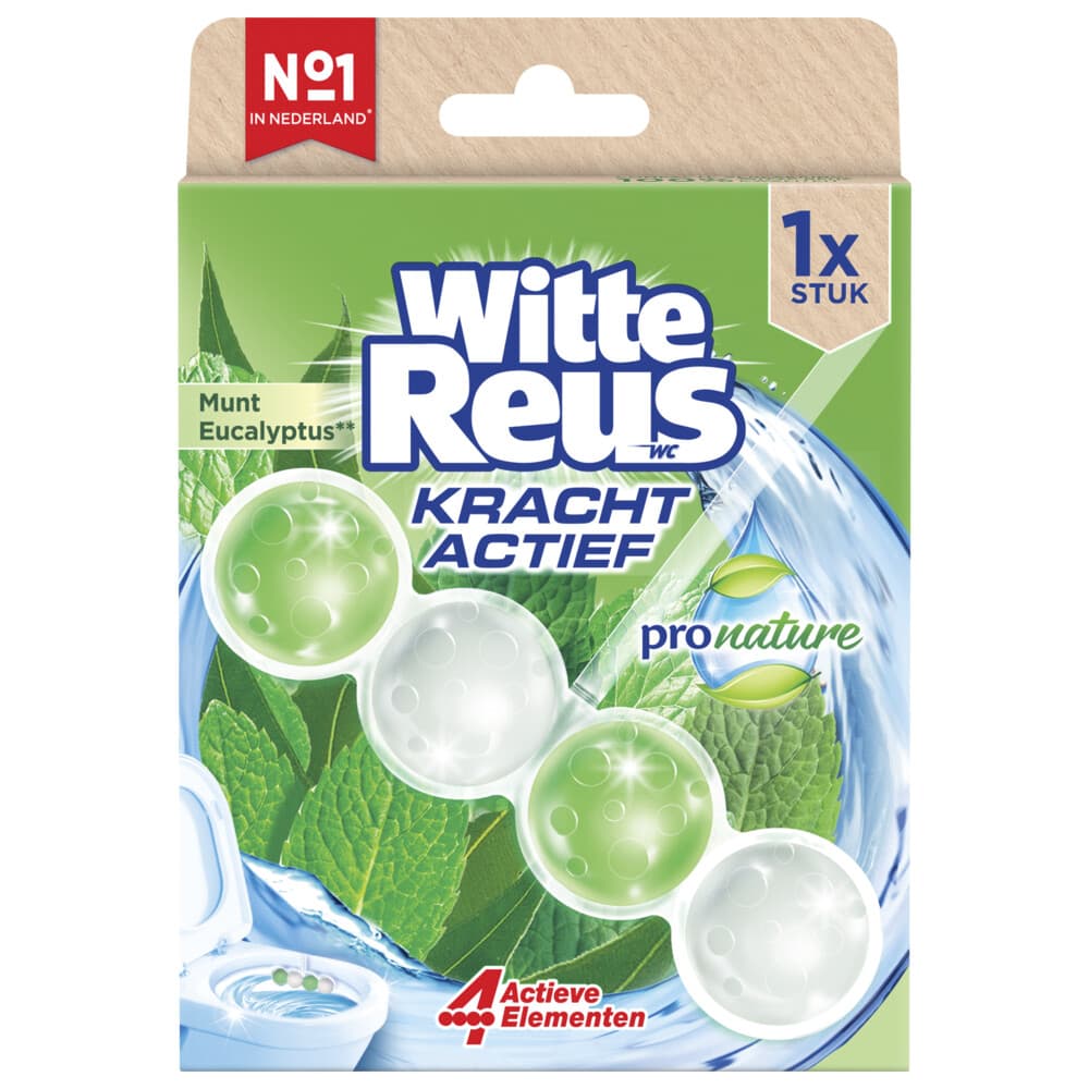 Witte Reus Toiletblok Pro Nature Munt Eucalyptus