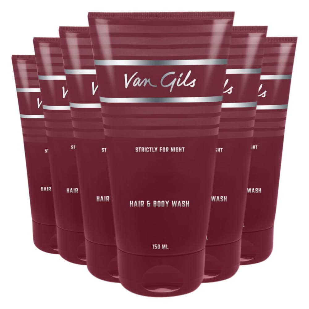6x Van Gils Strictly for Night Hair&Body Wash 150 ml