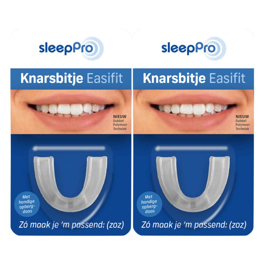 2x Sleeppro Knarsbitje Self-Fit
