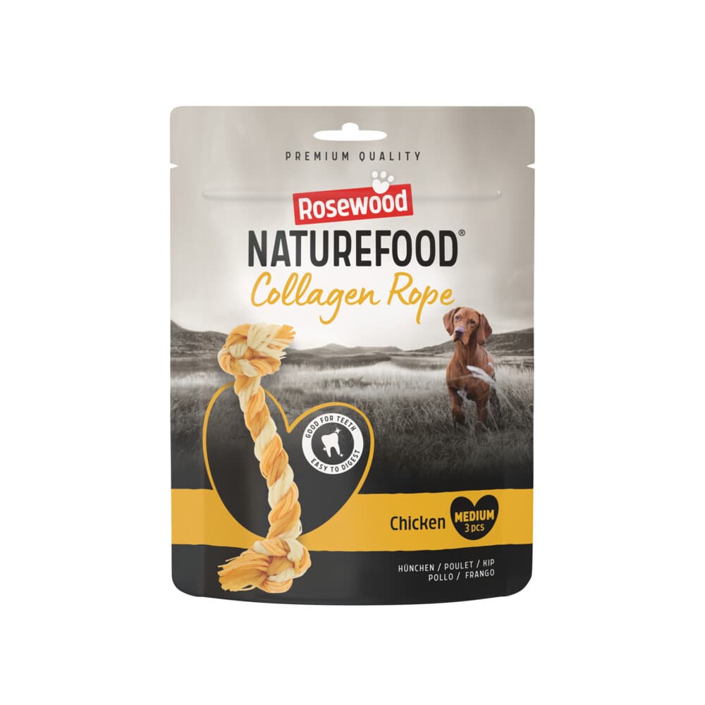 Rosewood Naturefood Hondensnack Collageen Rope Chicken M 90 gr