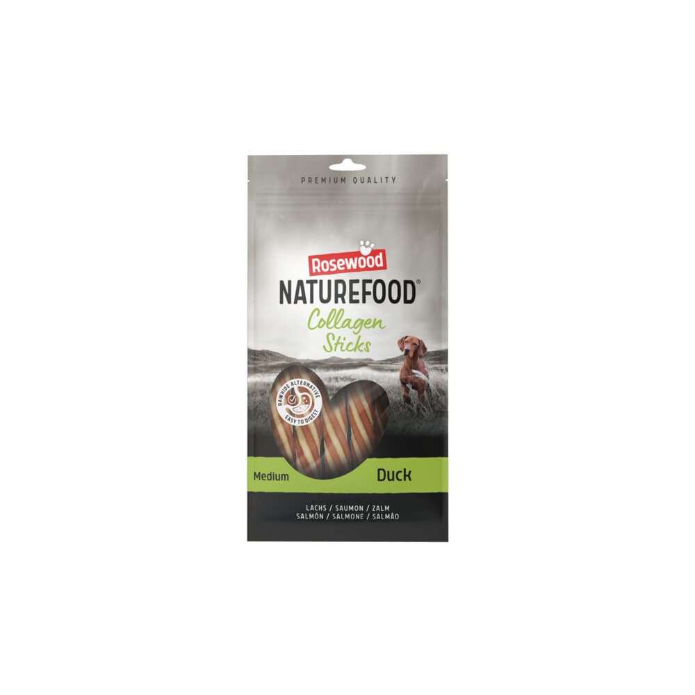 Rosewood Naturefood Hondensnack Collageen Sticks Duck M 100 gr