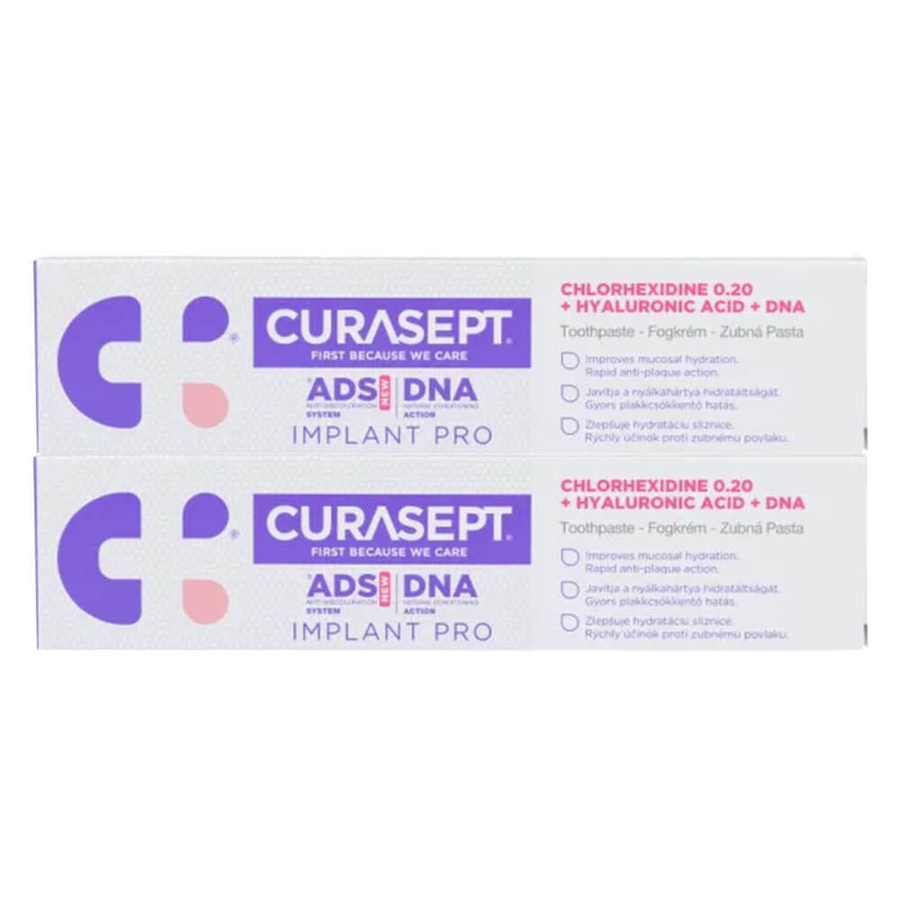 2x Curasept Tandpasta ADS DNA Implant Pro 75 ml