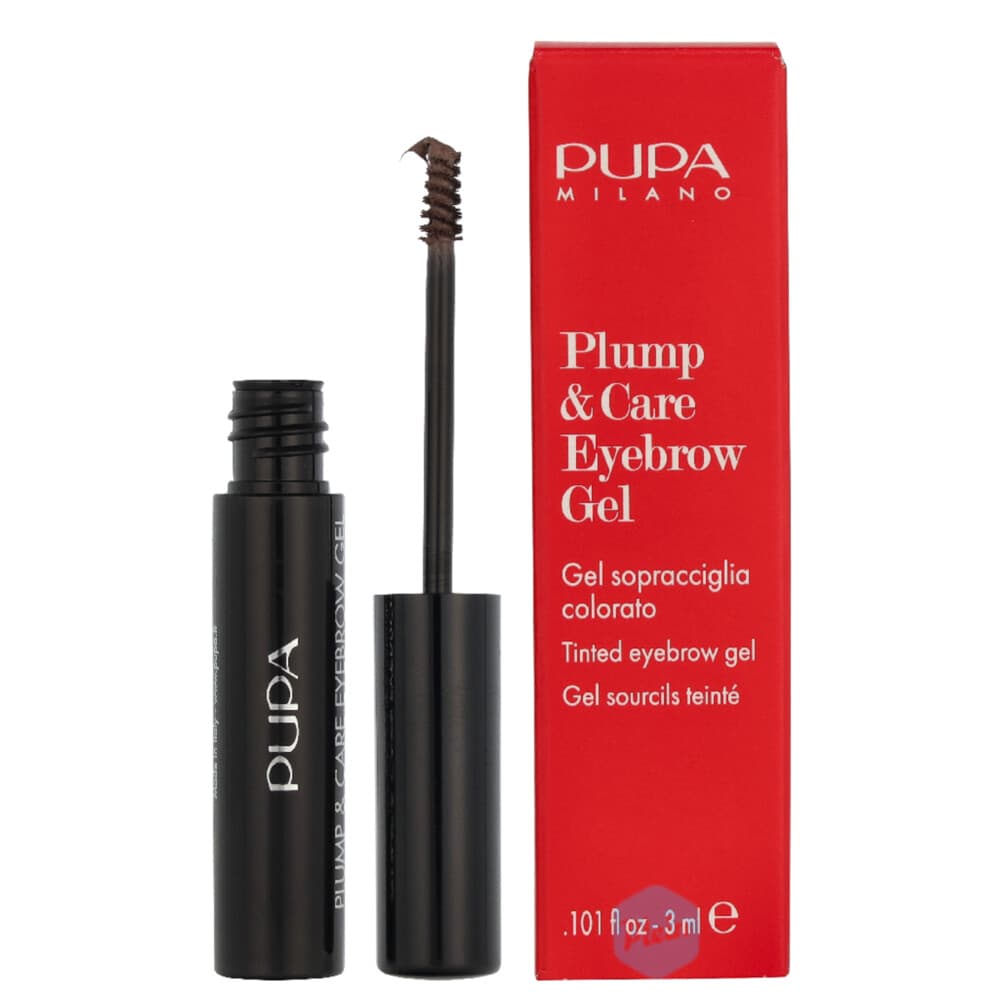 2e halve prijs: PUPA Milano Plump&Care Eyebrow Gel Blonde 001 3 ml