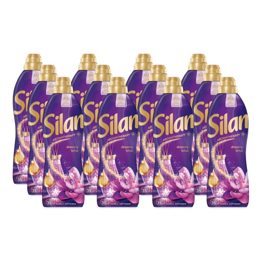 12x Silan Wasverzachter AT Dreamy Lotus 35 Wasbeurten 770 ml