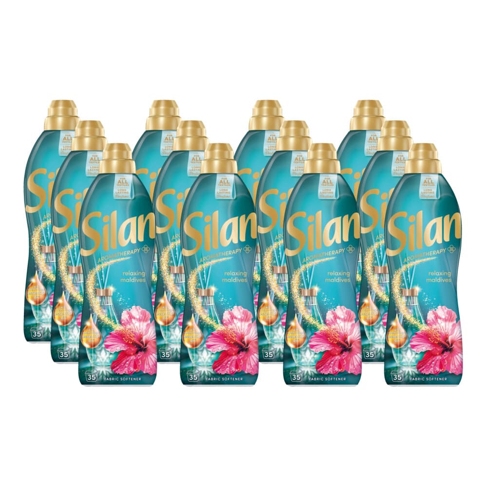 12x Silan Wasverzachter AT Relaxing Maldives 35 Wasbeurten 770 ml