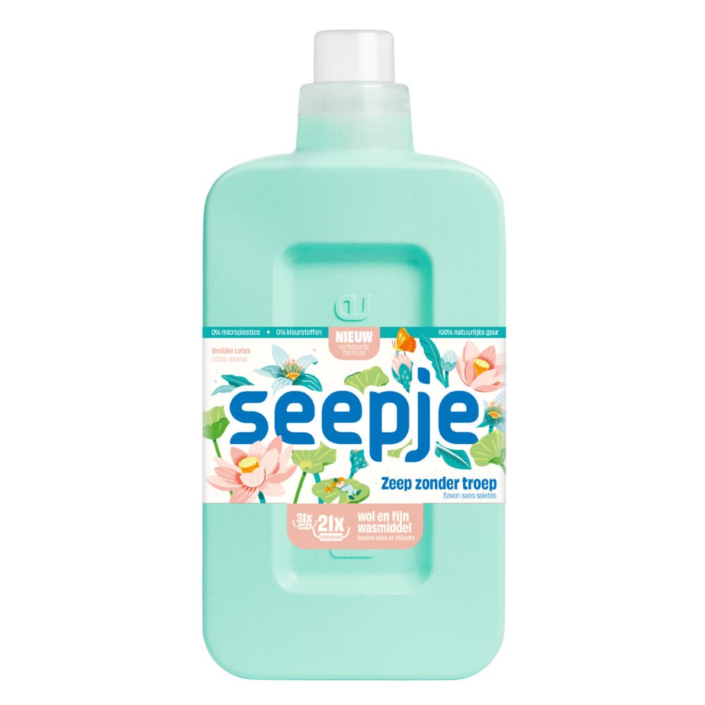 Seepje Wasmiddel Wol&Fijn Vrolijke Lotus 945 ml
