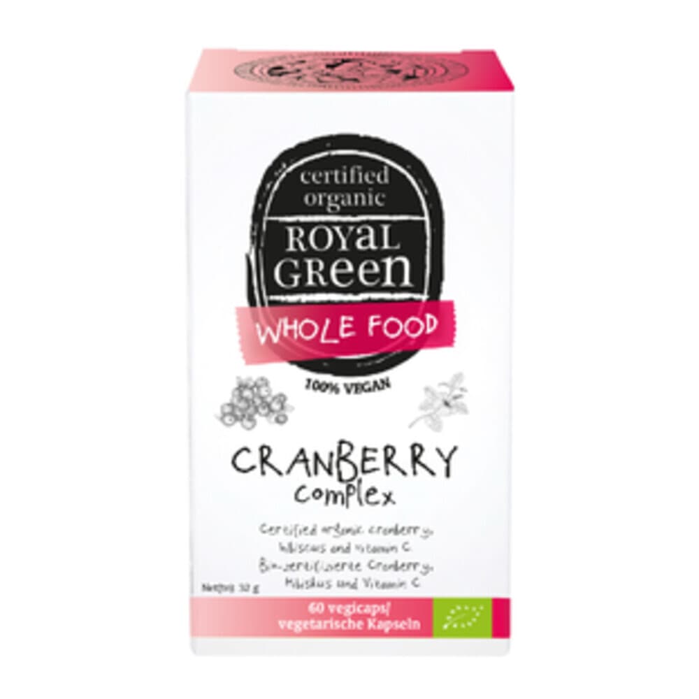Royal Green Cranberry Complex Biologisch 60 capsules