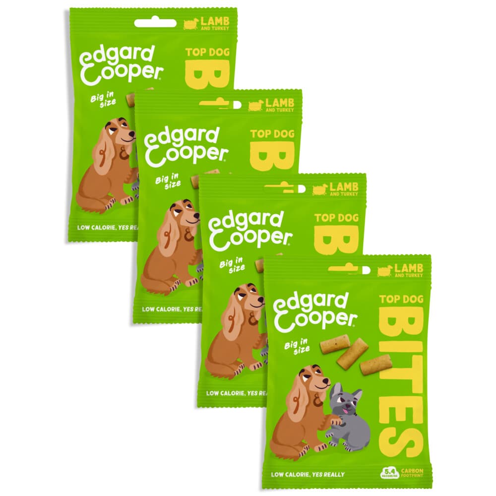 4x Edgard&Cooper Adult Bite L Lam&Kalkoen 50 gr