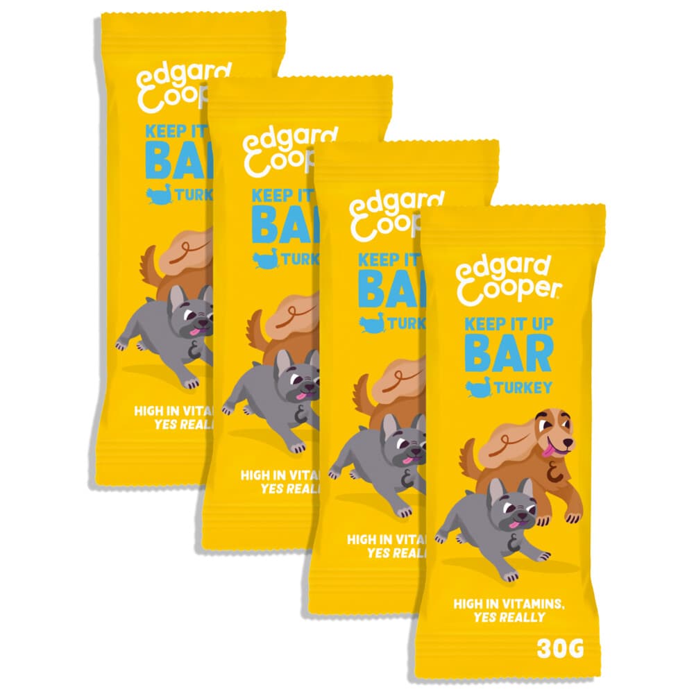 4x Edgard&Cooper Adult Bar Kalkoen 30 gr