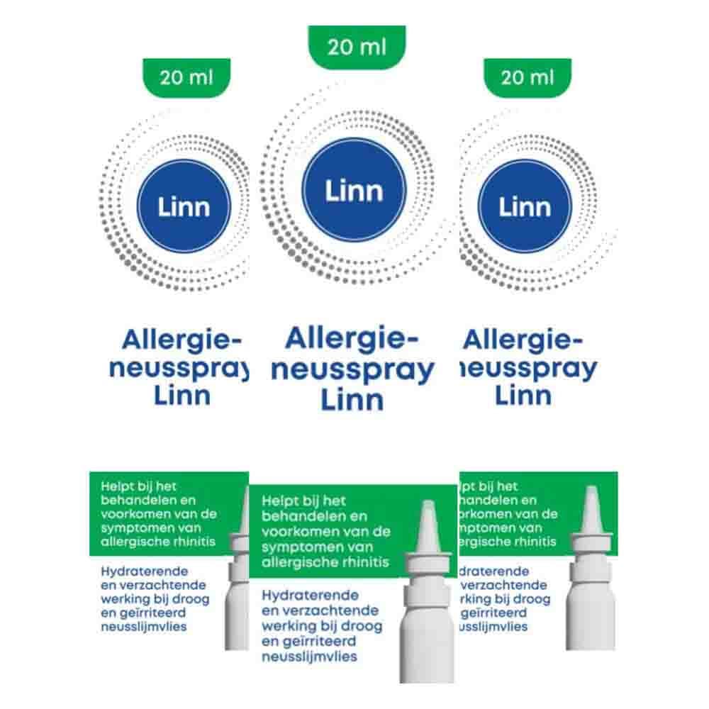 3x Linn Allergie Neusspray 20 ml