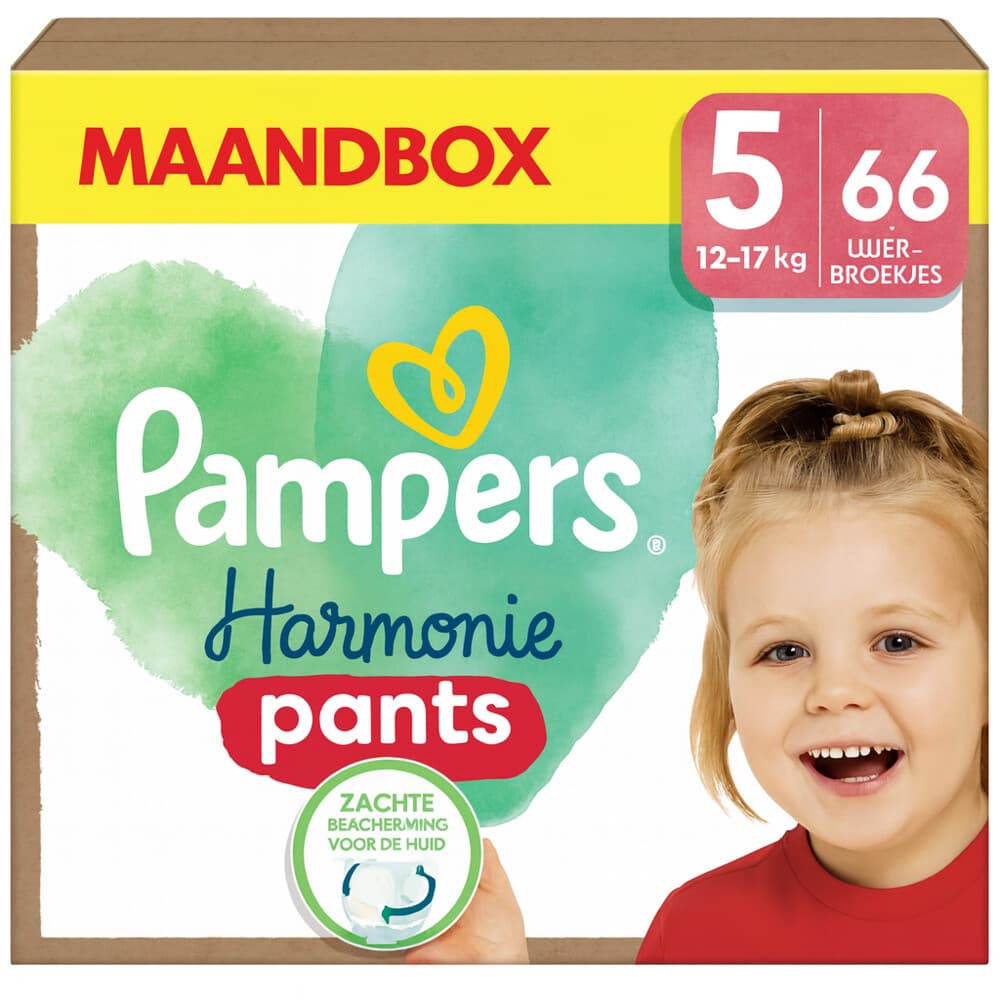 Pampers Harmonie Diaper Pants Maat 5 (12-17 kg) 66 stuks