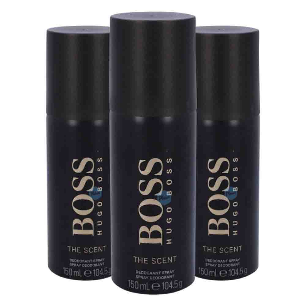 3x Hugo Boss Deodorant Spray The Scent 150 ml