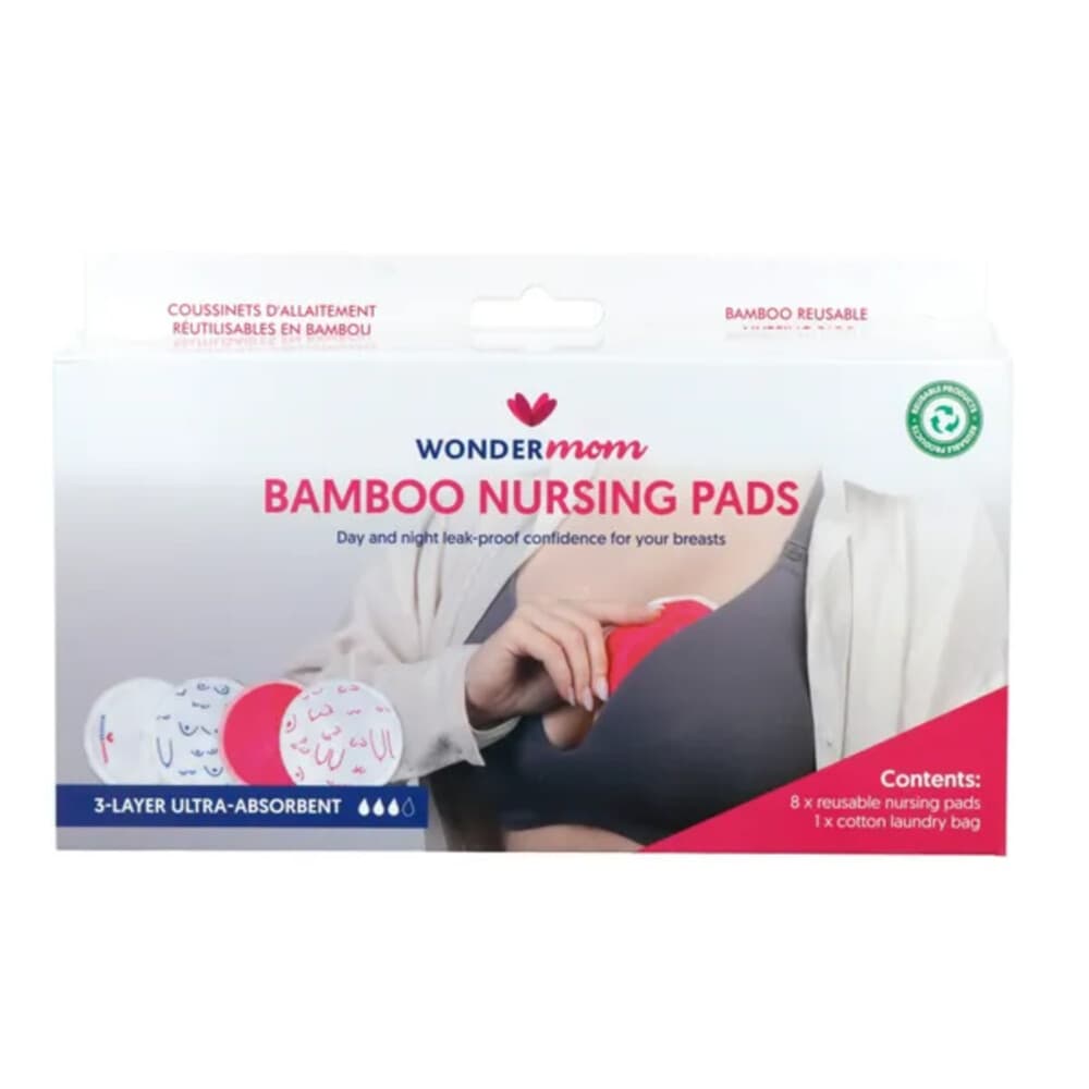 Wondermom Zoogkompressen Bamboe 8 stuks