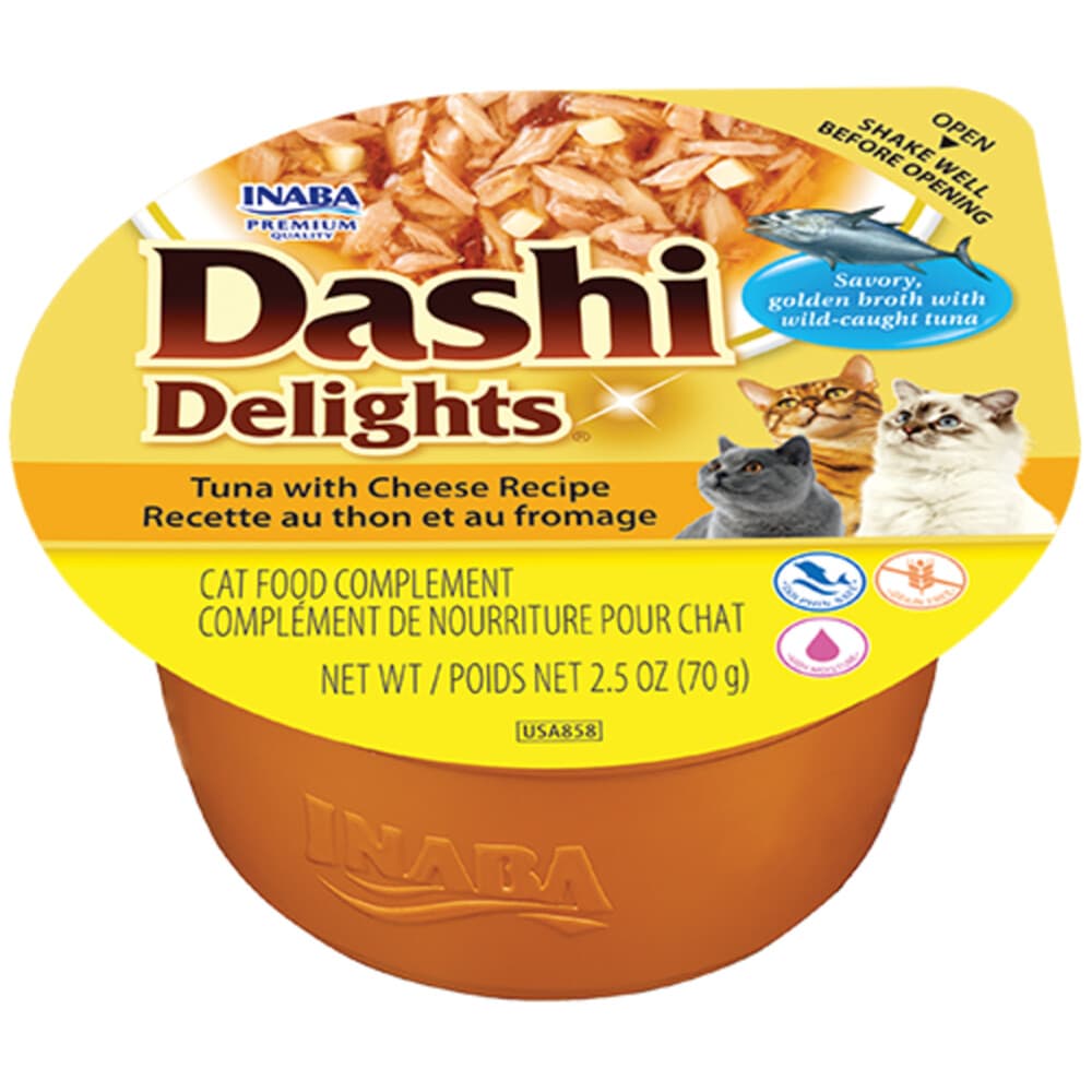 Ciao Kattenvoer Nat Dashi Delights Bouillon Tuna&Cheese 70 gr