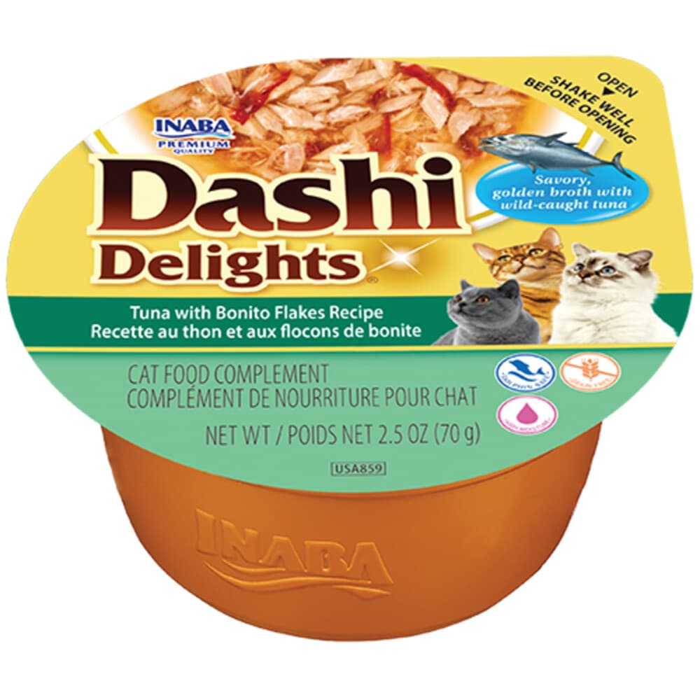 Ciao Kattenvoer Nat Dashi Delights Bouillon Tuna&Bonito 70 gr
