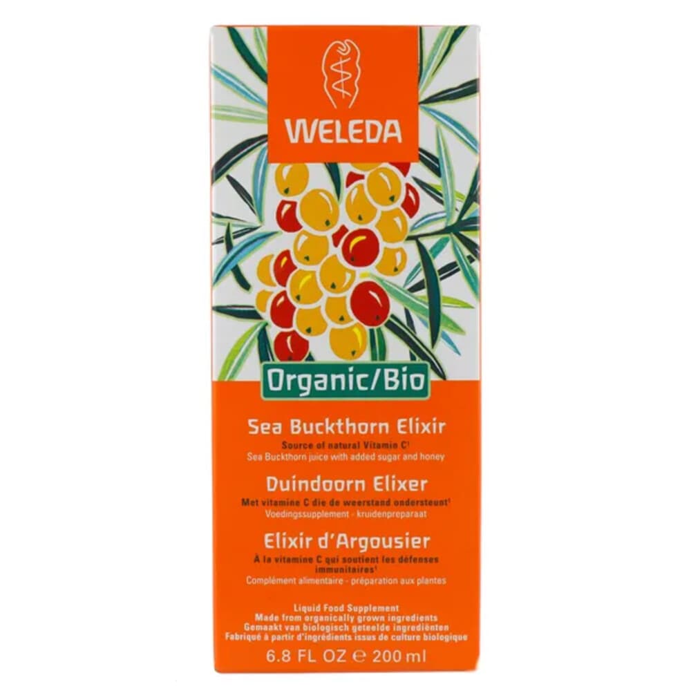 2e halve prijs: WELEDA Duindoorn Elixer 200 ml