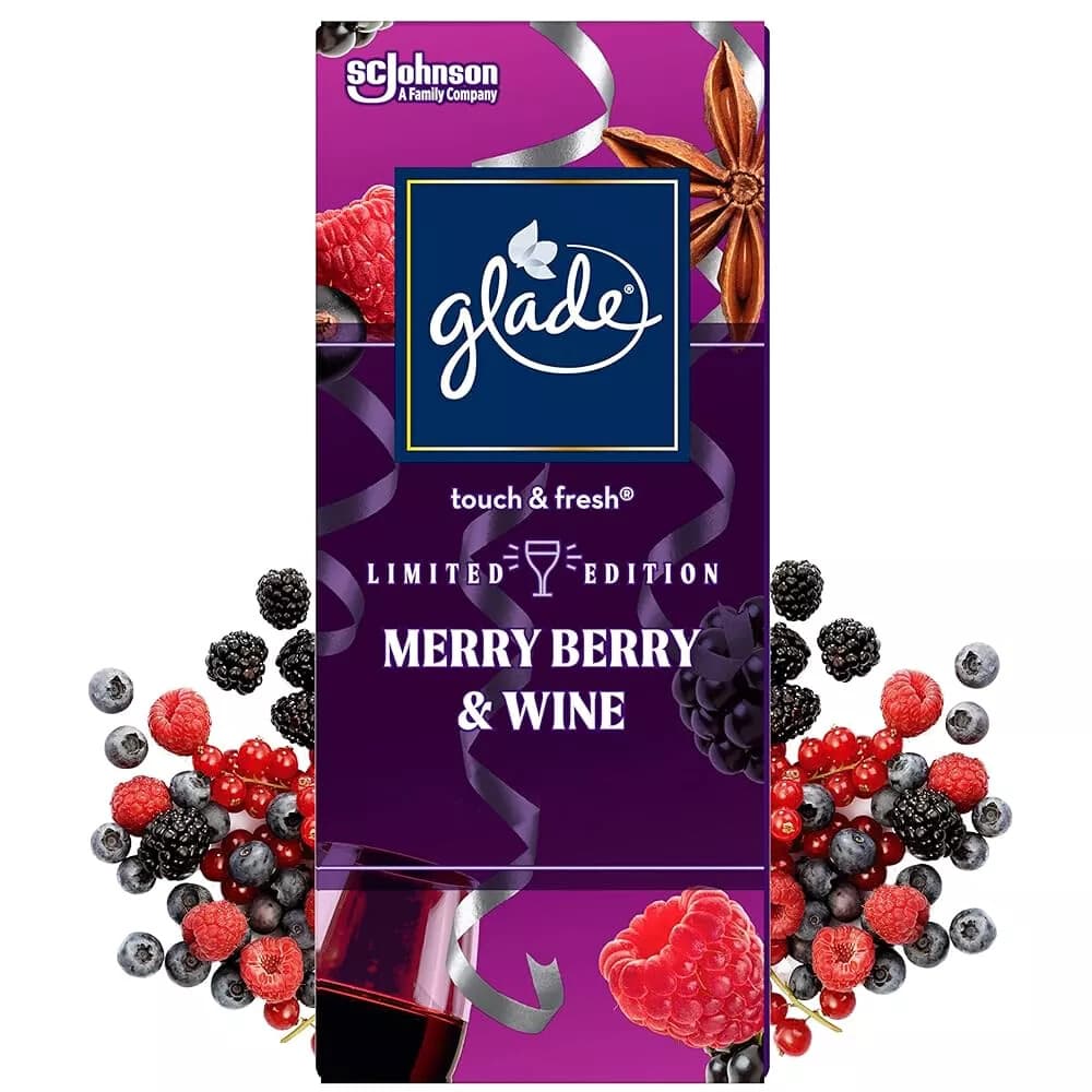Glade Luchtverfrisser Mini Spray Navulling Merry Berry&Wine 10 ml