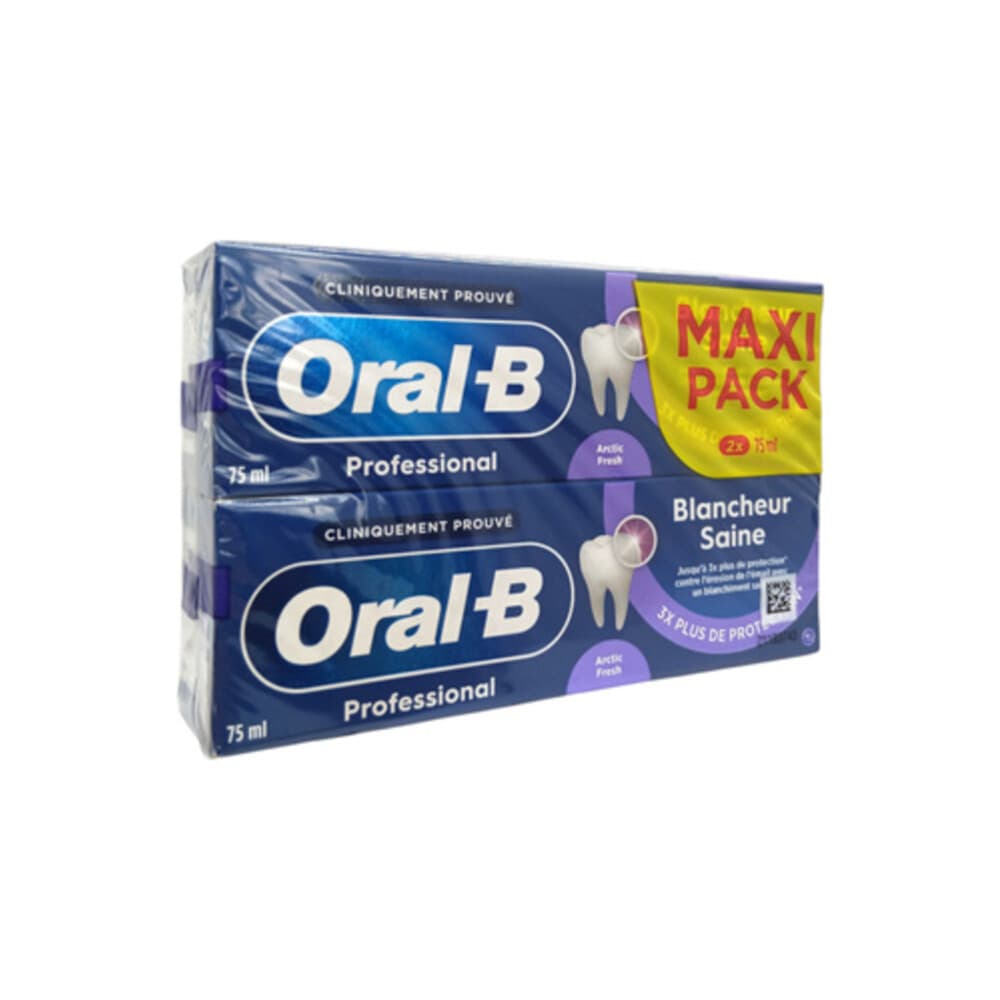 Oral-B Tandpasta 3D Advanced Healthy Whitening 2x75 ml