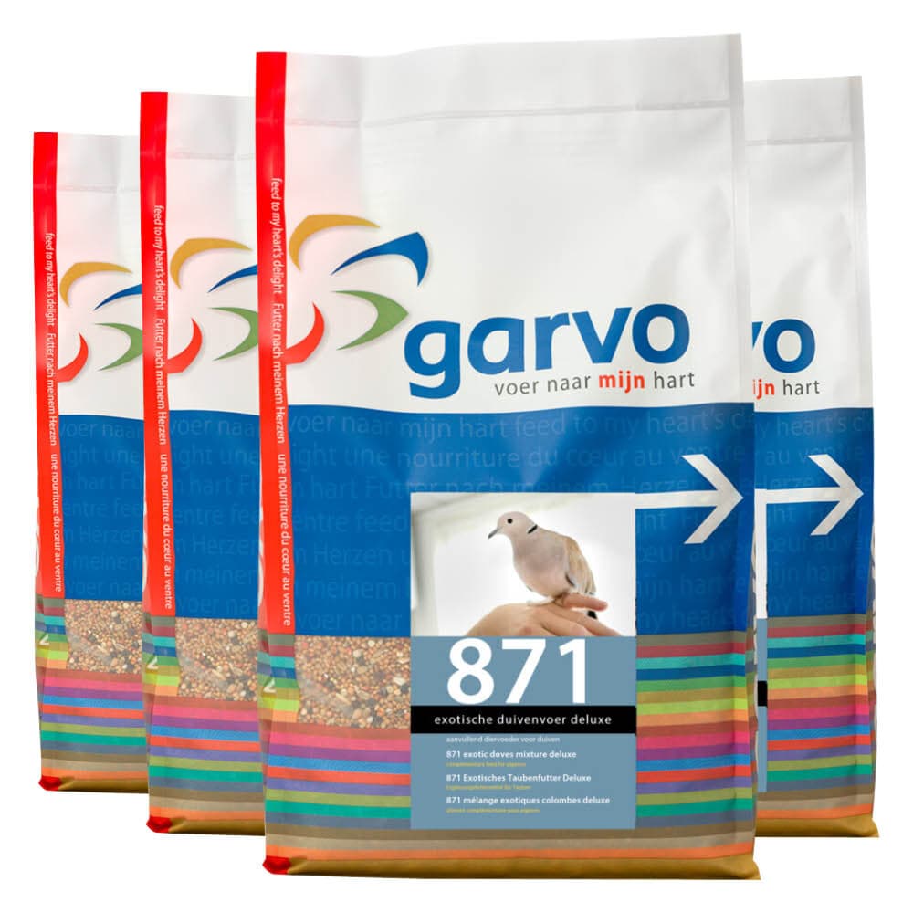 4x Garvo Duivenvoer Exotische Deluxe 4 kg