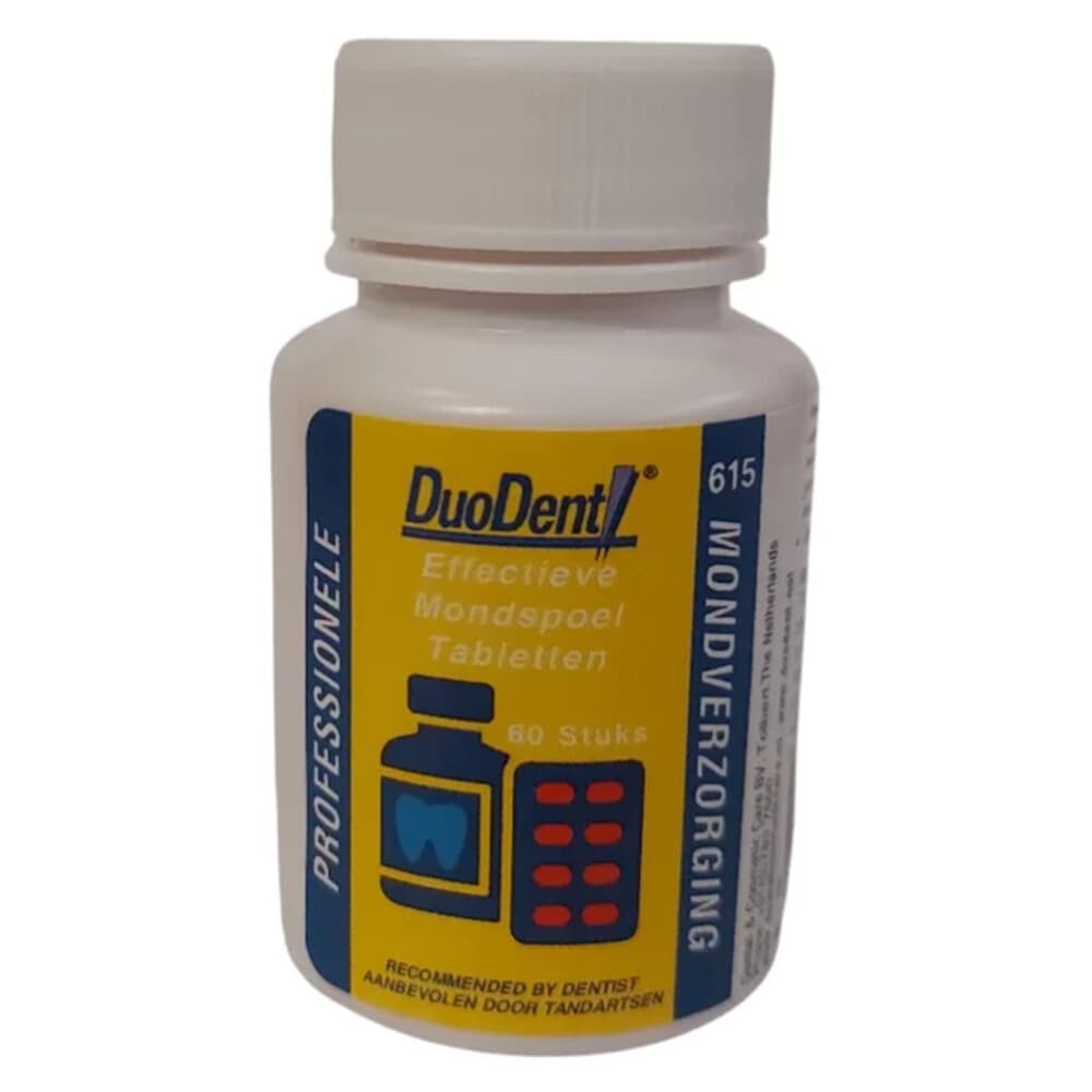 Duodent Mondspoel Tabletten 60 tabletten