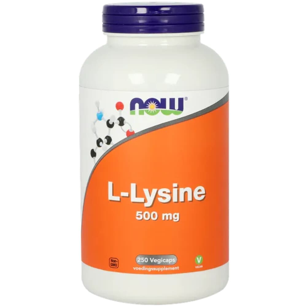 NOW L-Lysine 500 mg 250 vegacapsules
