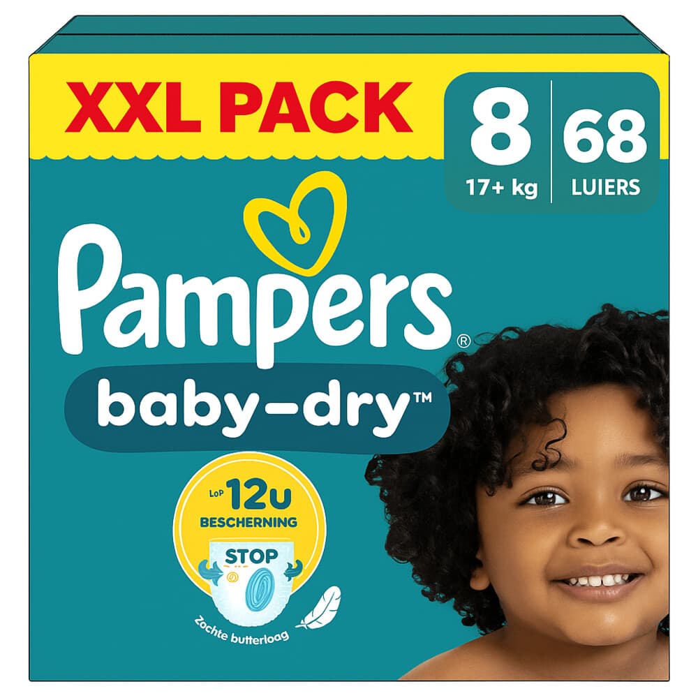 Pampers Baby Dry Luiers Maat 8 (17+ kg) 68 stuks