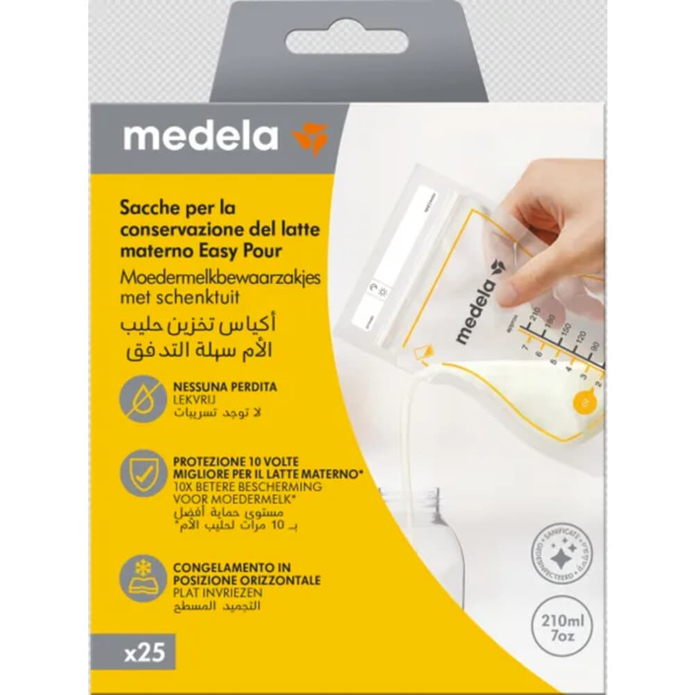 Medela Moedermelk Bewaarzakjes 210CC 25 stuks