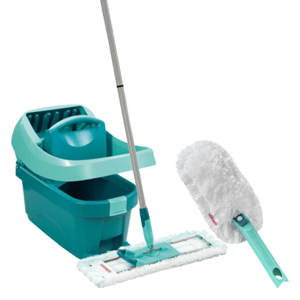 Leifheit Profi Vloerwisser XL - 42 cm - Compleet Systeem met Gratis Super Duster Pakket