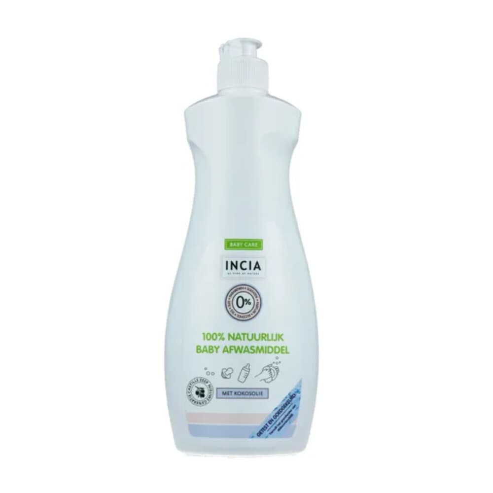INCIA 100% Natuurlijke Baby Afwasmiddel Vloeibaar Met Kokosolie 500 ml