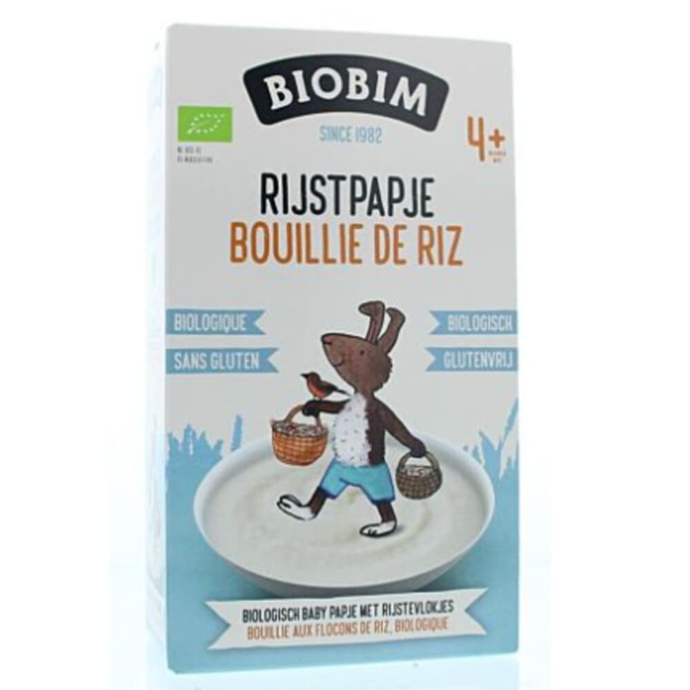 Biobim Rijstpapje 4+ mnd Bio 200 gr